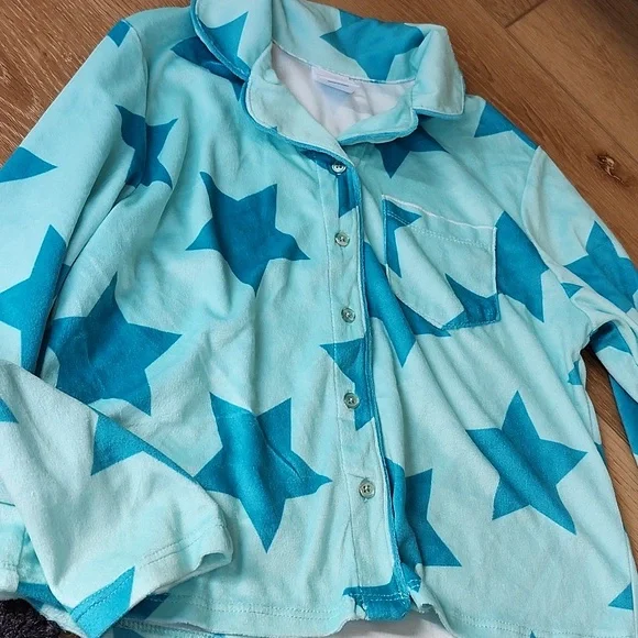 Blue Star Pajama Set, Medium 8 - Picture 2 of 10